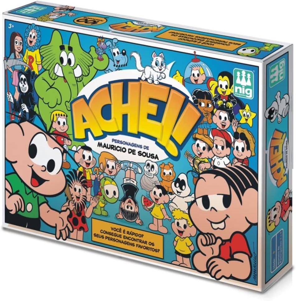 Jogo Achei Turma Da Monica Nig Brinquedos