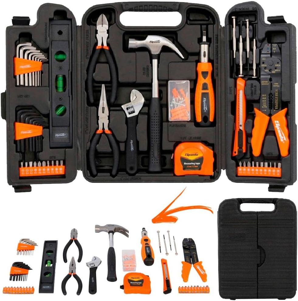 Como desmontar carrinho de bebê Cosco: Guia passo a passo para facilitar o processo 2 SPARTA Kit de Ferramentas 129 Peças com Maleta