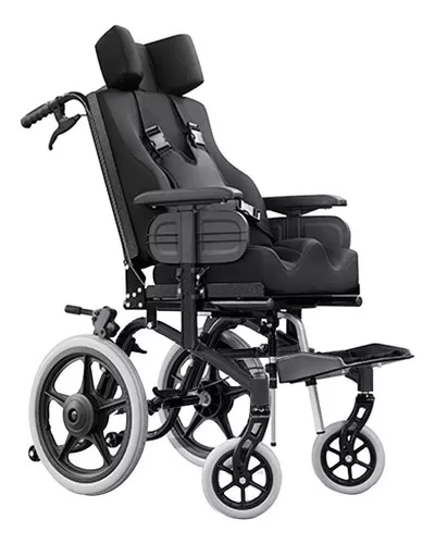 Carrinho Postural Conforma Tilt Reclinavel 30cm Preto